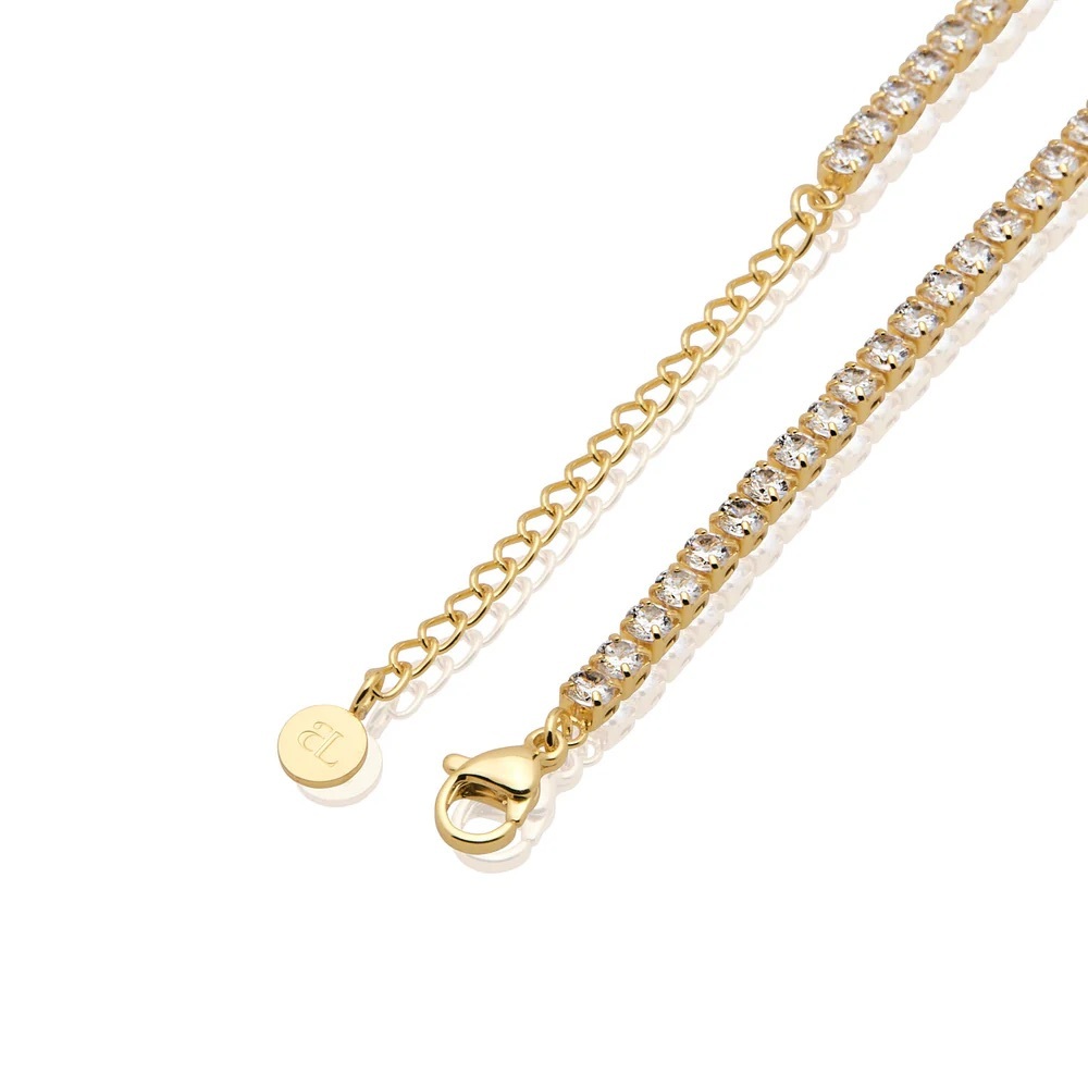 Abbott Lyon Tennis Gold Layered Necklace - Picture 4 of 9
